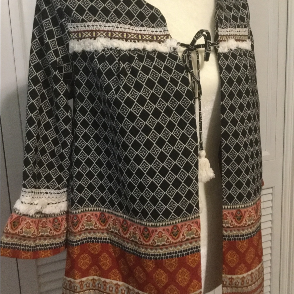 Xhilaration Colorful Boho Top ((NEW))